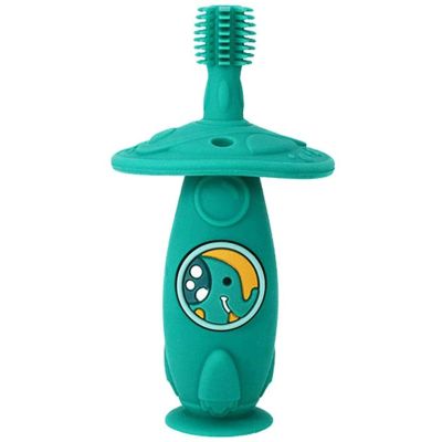 ZUMAHA 360 Infant Training Silicone Toothbrush, Toddler Toothbrush for Age 1-6 Years Old, Independent Packaging Manual Toothbrush