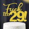 29 Cake Toppers, 29 gold Birthday Cake Toppers, Funny 29th Cake Topper for Men,29 Cake Topper For Women, 29th birthday decorations,29th Birthday Cake Topper Twenty nine view 3