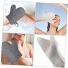 COHEALI 4pcs Felt Sauna Gloves Water Absorbing Exfoliating Mittens for Sauna Body Scrubbing Hand Protection view 4
