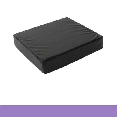 Wheelchair Seat Cushions for Sciatica, Back and Tailbone Pressure Relief Foam Cushion with Breathable & Water resistant Cover (Blue check, 16" x 16" x 3")
