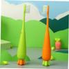 FRCOLOR 4pcs Cartoon Soft Bristle Boys and Girls Toothbrush for Daily Use for Boy Girl Toothbrush Years view 2