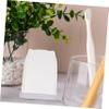 Cabilock Leakproof Soap Container Lid Double Soap Box for Travel Silicone ABS Travel Soap Case Drainer 2PCS White view 2