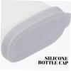 Cabilock Leakproof Soap Container Lid Double Soap Box for Travel Silicone ABS Travel Soap Case Drainer 2PCS White view 4