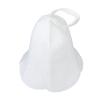 Shower Sauna Hat, Relaxing Sauna Hat, Water-Absorbent, Wearable for Men (White) view 1