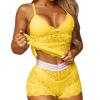NOAGENJT White Lingerie Set Sexy Crotchless Womens For Naughty Women With Stockings Lace Babydoll V Neck Sleepwear Strap Chemise view 1