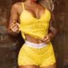 NOAGENJT White Lingerie Set Sexy Crotchless Womens For Naughty Women With Stockings Lace Babydoll V Neck Sleepwear Strap Chemise view 2