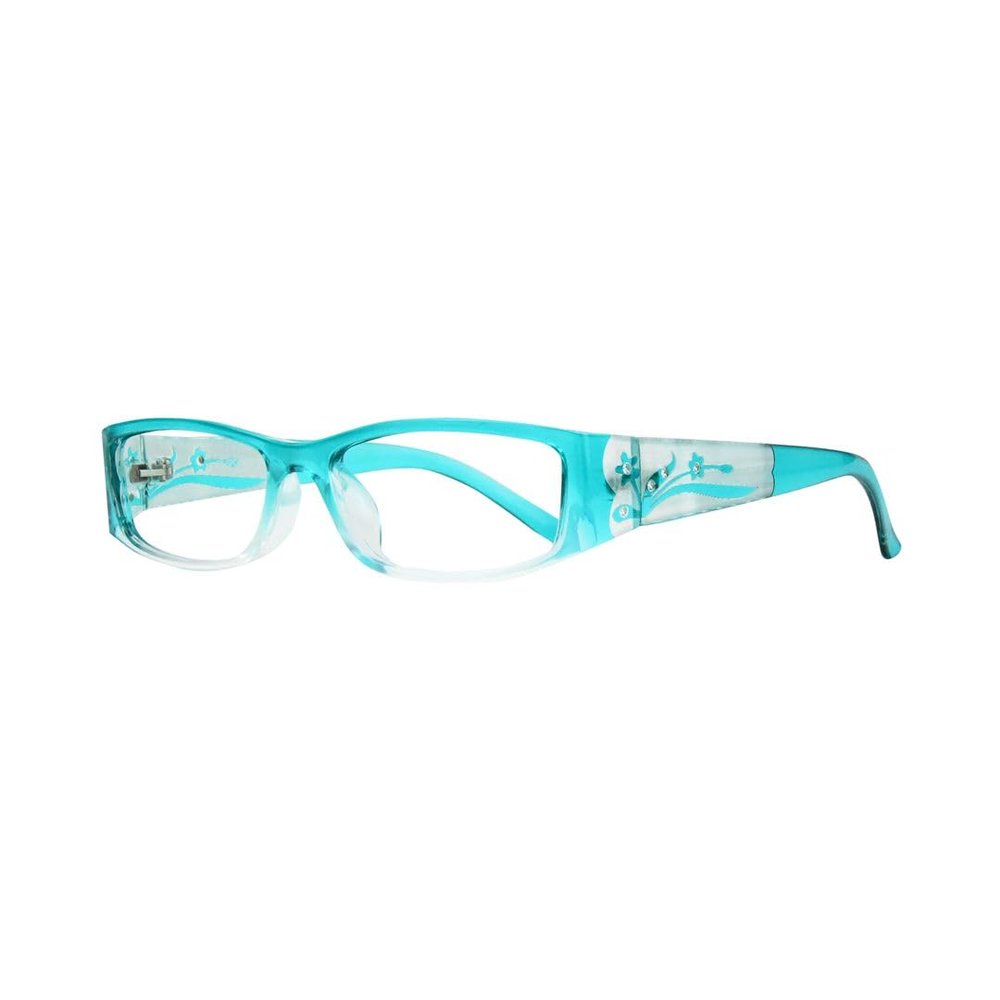 EYEBOGO Kaylee Fashion Reading Glasses for Women, Readers for Women, Ladies Classy Comfortable Cheaters (Aqua, 1.50)