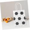 Alipis 12pcs Football Paper Bag Sports Ball Snack Bags Boys and Girls Party Handles for Presents Packing Paper for Party Favors view 2