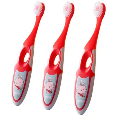 Soft Bristles Kids Toothbrush, Manual Toothbrush for Bright Smiles and Healthy Teeth & Gums, 3 Pack Toddler Toothbrush Ages 3-6
