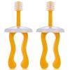ZUMAHA 360 Soft Silicone Kids Toothbrush, Unique Design Manual Toothbrush, Toddler Toothbrush Suitable for Ages 1-3 view 1