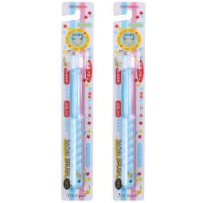 ZUMAHA 360 Silicone Kids Toothbrush, Pack of 2 Manual Toothbrush, Cute Toddler Toothbrush Suitable for Ages 3+
