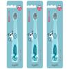 ZUMAHA Kids Toothbrush withSoft Bristles, Toddler Toothbrush Ages 2-12, 3 Pack Manual Toothbrush for Healthy Teeth & Gums view 1
