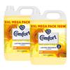 Comfort Sunshiny Days Fabric Conditioner XXL Mega Pack Fabric Softener Washing Liquid, Lasting Freshness and Softness with Stay Fresh Technology for 100 Days, 2 Packs of 160 Washes 4.8L view 1