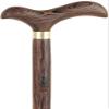 Wooden Walking Stick Solid Cane Wood, Solid Wooden, Disabled&Elderly Lightweight Non Slip Solid Walking Stick, Hiking Sticks/Walking Poles for, Mobility Aid, Chicken Wing Wood view 4