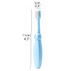 ZUMAHA 2 Pcs Blue Kids Toothbrush, Soft Bristles Manual Toothbrush for Bright Smiles and Healthy Teeth & Gums, Toddler Toothbrush Ages 1-3 view 2