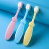ZUMAHA 2 Pcs Blue Kids Toothbrush, Soft Bristles Manual Toothbrush for Bright Smiles and Healthy Teeth & Gums, Toddler Toothbrush Ages 1-3 view 3