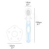 ZUMAHA Food Grade Silicone Soft Kids Toothbrush, Infant Training Toothbrush, Cute Manual Toothbrush Ages 1-3 view 2