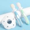 ZUMAHA Food Grade Silicone Soft Kids Toothbrush, Infant Training Toothbrush, Cute Manual Toothbrush Ages 1-3 view 3