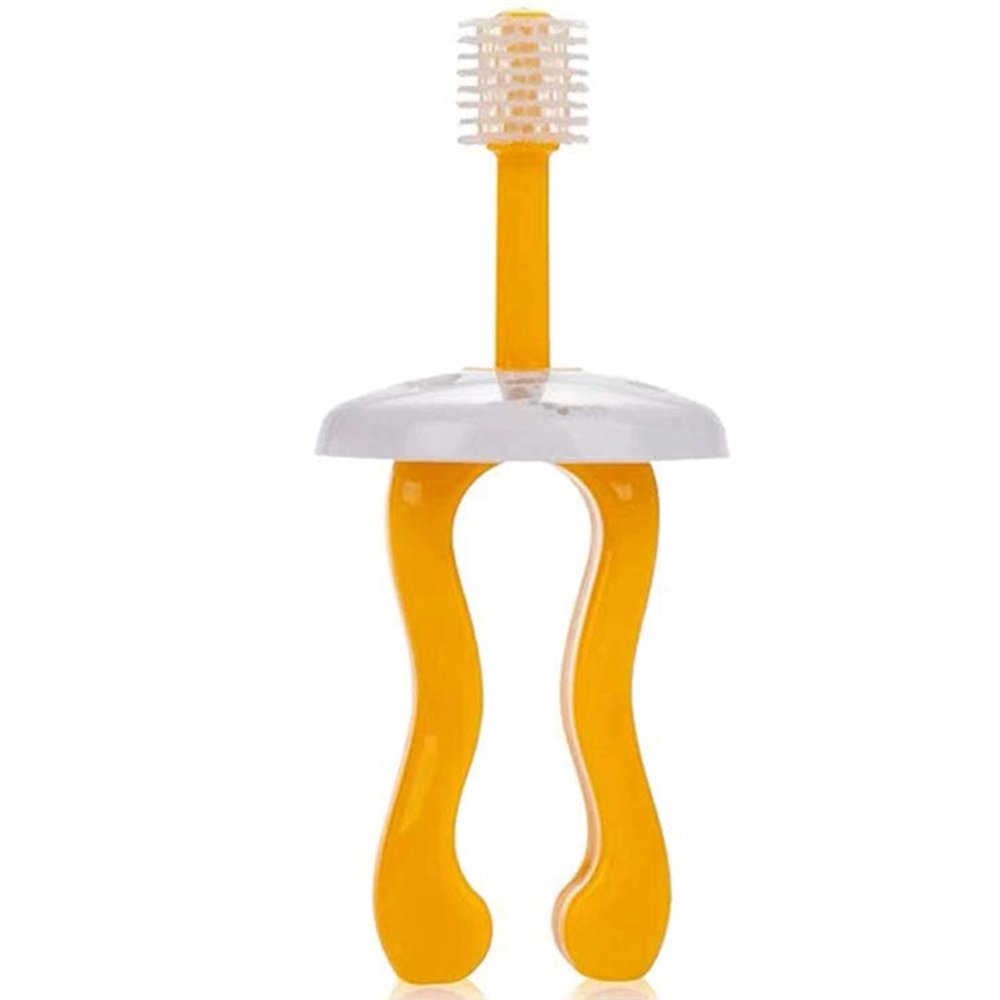ZUMAHA 360 Soft Silicone Kids Toothbrush, Unique Design Manual Toothbrush, Toddler Toothbrush Suitable for Ages 1-3