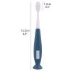 ZUMAHA Soft Bristles Toothbrush, 2 Pack Manual Toothbrush with Suction Cup, Toddler Toothbrush for Kids 1-5 Years Old view 2