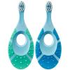 ZUMAHA Kids Toothbrush with Soft Bristles, Pack of 2 Toddler Toothbrush Ages 1-6, Manual Toothbrush for Healthy Teeth & Gums view 1