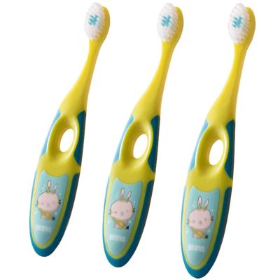 Soft Bristles Kids Toothbrush, Manual Toothbrush for Bright Smiles and Healthy Teeth & Gums, 3 Pack Toddler Toothbrush Ages 3-6