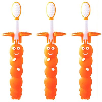 ZUMAHA Portable Toothbrush, Soft Bristles Manual Toothbrush for Bright Smiles Healthy Teeth, Toddler Toothbrush for Age 1-6 Years Old