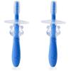 ZUMAHA Silicone Kids Training Toothbrush, Pack of 2 Manual Toothbrush with Fun Animal Designs, Cute Toddler Toothbrush Ages 1-5 view 1