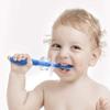 ZUMAHA Silicone Kids Training Toothbrush, Pack of 2 Manual Toothbrush with Fun Animal Designs, Cute Toddler Toothbrush Ages 1-5 view 3
