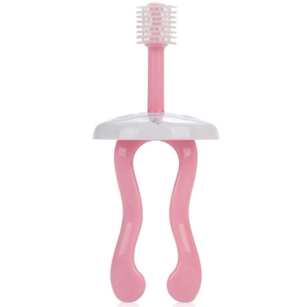 ZUMAHA 360 Soft Silicone Kids Toothbrush, Unique Design Manual Toothbrush, Toddler Toothbrush Suitable for Ages 1-3