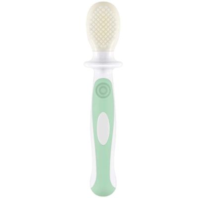 ZUMAHA Food Grade Silicone Soft Kids Toothbrush, Infant Training Toothbrush, Cute Manual Toothbrush Ages 1-3