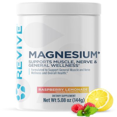 Revive Magnesium+, Raspberry Lemonade - 162g