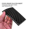 ERGONOW Cast Iron Chainmail Scrubber - Fine Ring - 316 Stainless Steel Skillet Cleaner - Built-in Silicone with Welded Rings - for Cookware, Cast Iron Pots, BBQ and Plates (Standard 2 in 1) view 4