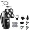 JQUAL Electric Razor for Men, 5 In 1 Digital Display Wet Dry Electric Shaver Bald Shaving Machine Men Beard Hair Trimmer Body Facial Razor Rechargeable view 1