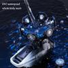 JQUAL Electric Razor for Men, 6In1 7-Blade Grooming Kit Electric Shaver For Men Hair Trimmer Beard Electric Razor Wet Dry Facial Body Bald Head Shaving Machine view 2