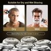 JQUAL Electric Razor for Men, 5 In 1 Wet Dry Electric Shaver Beard Hair Trimmer Rechargeable Bald Head Shaving Machine LCD Display Men Grooming Kit Electric Razor view 4