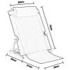 TEmkIn Elderly Care Aid 7 Positions Adjustable Bed Back Rest Support Bed Nurse Tool - Bed Back Rest Support - Bed Prop up for Adult view 2