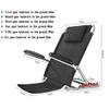 TEmkIn - Adjustable Back Backrest, Folding Back Rest with armrests, Portable Sit up Back Rest for Neck Head and Lumbar Support (5062) view 3
