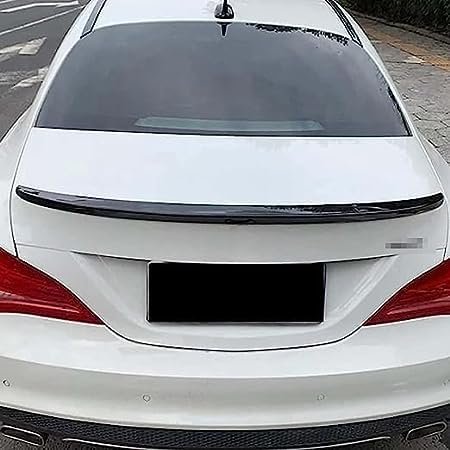 1 Pcs Rear Trunk Spoilers For Benz CLA Class W117 CLA180 CLA200 CLA250 2013-2018, Suitable Shape Wing Side Splitters Antiscratch Kits Modified Accessories