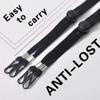 20Pcs Lanyard Strap Holder for Face Masks Glasses, Wearing on Neck Anti-Lost, Ears for Unisex Women Men Kids-Black view 2