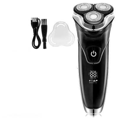 JQUAL Electric Razor for Men, Men's Electric Shaver Razor Smart Beard Hair Shaving Pop-up Timmer Waterproof Shaving Machine Men LCD Display Electric Razor