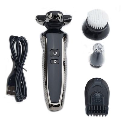 JQUAL Electric Razor for Men, 4 In 1 Electric Razor Electric Shaver Rechargeable Shaving Machine For Men Beard Razor Wet-Dry Dual Use Water Proof Fast Charging