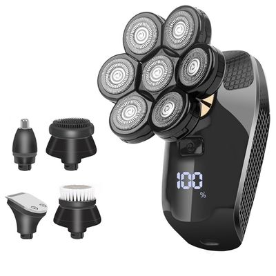 Electric Razor for Men, 5 in 1 Shaver for Men Electric Shaver Powerful Bald Head Shaver Beard Shaving Machine for Men