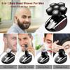 Electric Razor for Men, 5 in 1 Electric Razor for Bald Men Trimmer with Nose Hair Sideburns Clipper Waterproof Wet Dry Grooming Kit view 2