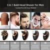 JQUAL Electric Razor for Men, Men 7D Floating Men Electric Shaver Wet Dry Beard Hair Trimmer Electric Razor Rechargeable Bald Head Shaving Machine LCD Display (Color : Golden-Pro) view 2