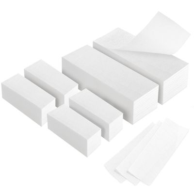 600-Count Non Woven Wax Strips 2 Size Body and Facial Epilating Wax Strips Paper for Hair Removal Beauty Waxing Strips for Leg Face Chest Back and Bikini