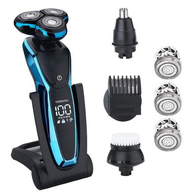 JQUAL Electric Razor for Men, Electric Shavers Professional Shaving Machine Waterproof Beard Trimmer For Man Usb Rechargeable Wet Dry Dual Use Razor (Color : 5001-Q)