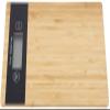 Bamboo Panel Electronic Scale Wooden Food Measurements Tools Rectangular Shape Designed Weight Flour Scale Digital Scale with LED Display view 1