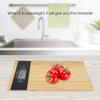 Bamboo Panel Electronic Scale Wooden Food Measurements Tools Rectangular Shape Designed Weight Flour Scale Digital Scale with LED Display view 3