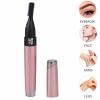 Electric Eyebrow Trimmer, Painless Portable Eyebrow Shaper Trimmer Kit for Women Men, Waterproof Pen Shape Flexible Shaving Facial Hair Remover for Home Travel Use(pink) view 2
